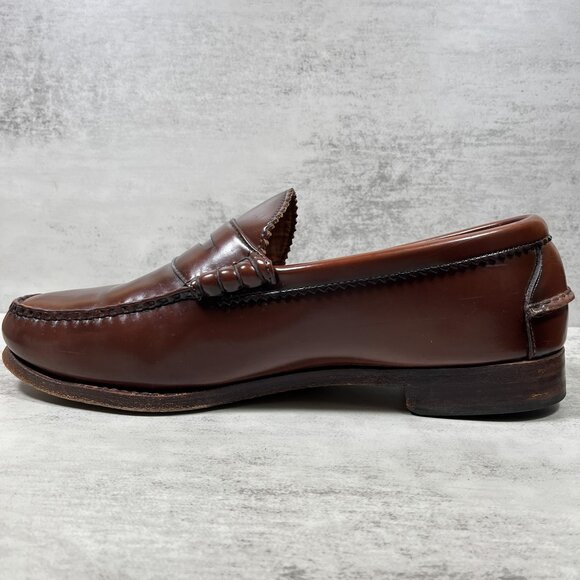 Allen Edmonds Kenwood Made in USA Penny Loafers - Men's Size 12 3E Extra Wide - Picture 5 of 9